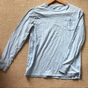 Vineyard Vines light blue long sleeve T-shirt